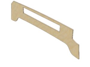 Afwerking betimmering B stijl boven cabine - Ducato L2H2 en L3H2