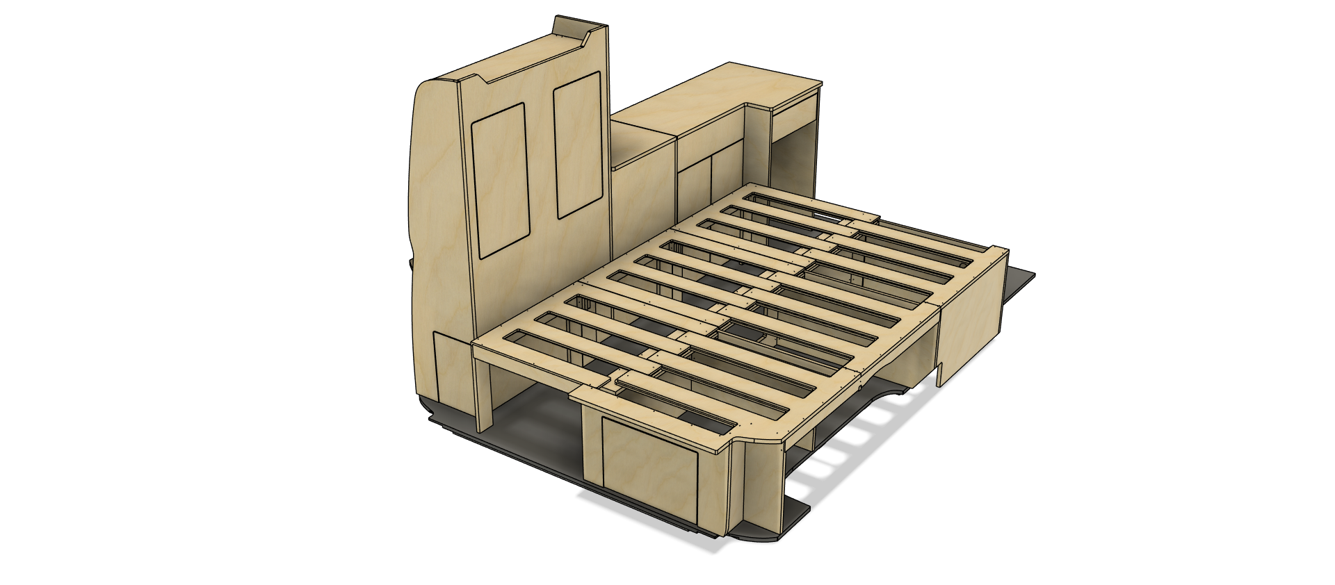 Campermeubelset 'Sydney+Brisbane' - VW Transporter T5 & T6 - Afbeelding 6