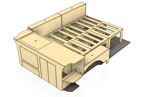 Campermeubelset ‘Townsville’ - VW Transporter T5 & T6 - Afbeelding 4