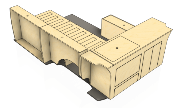 Campermeubelset ‘Townsville’ - VW Transporter T5 & T6 - Afbeelding 5