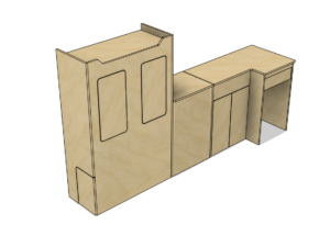 Camper Kastenwand ‘Sydney UNI'