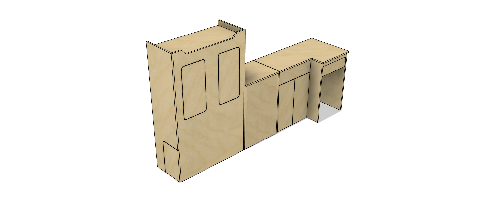 Camper Kastenwand ‘Sydney UNI'