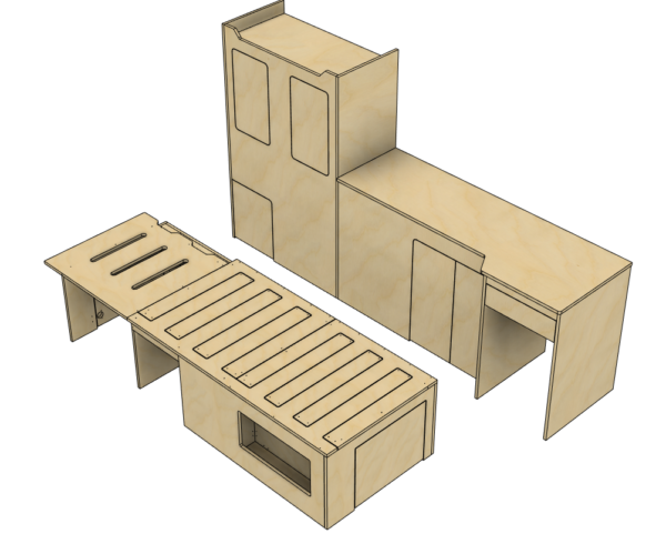 Campermeubelset 'Sydney UNI' - Afbeelding 2