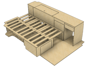 Campermeubelset 'Perth' - VW Transporter T5 & T6