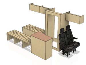 Camper Zelfbouwpakket 'Scarborough Uni'