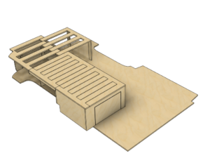 Camper bedbank ‘Brisbane’ – VW Transporter T5 & T6