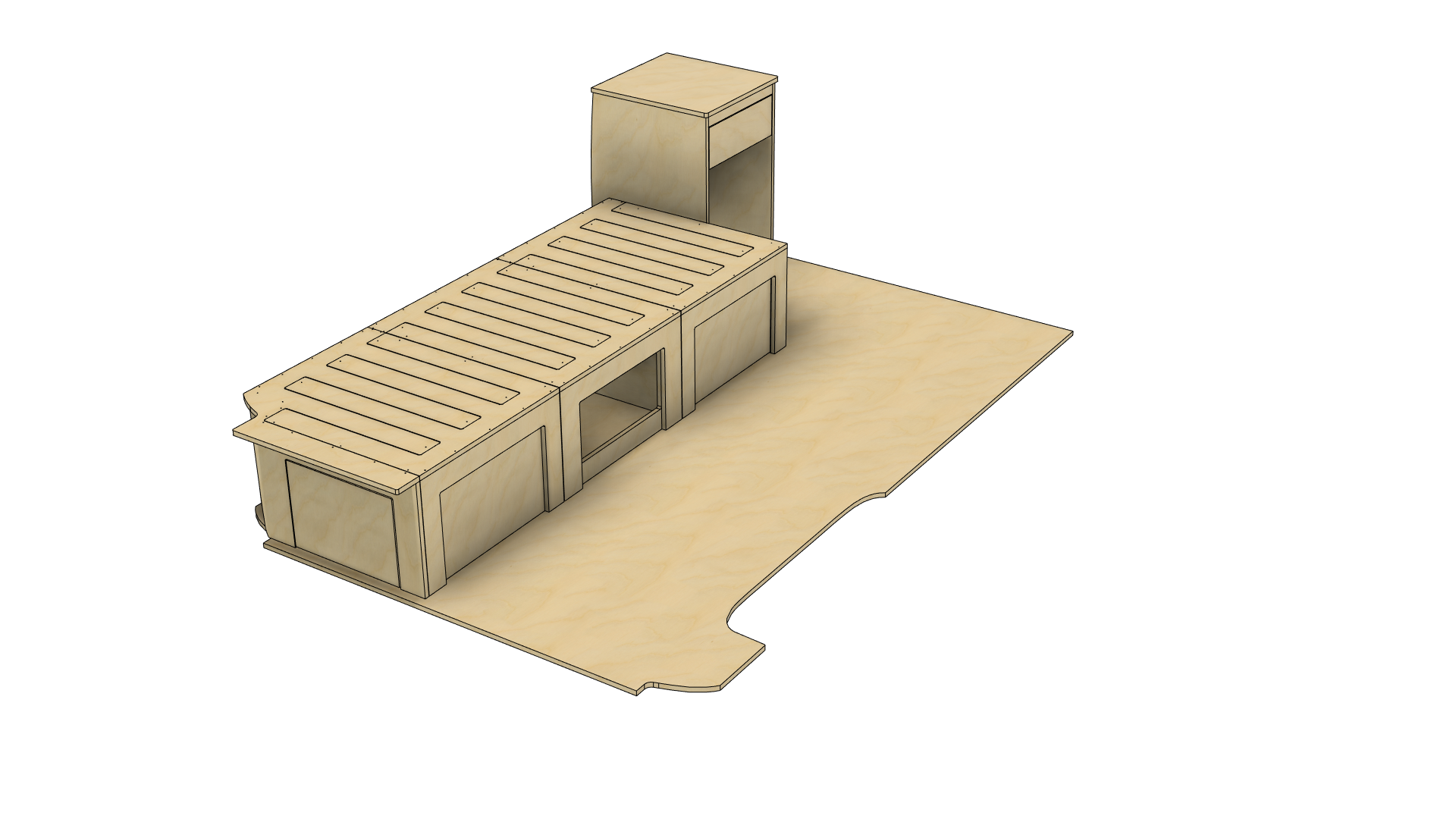 Campermeubelset 'Adelaide' - VW Transporter T5 & T6 - Afbeelding 3