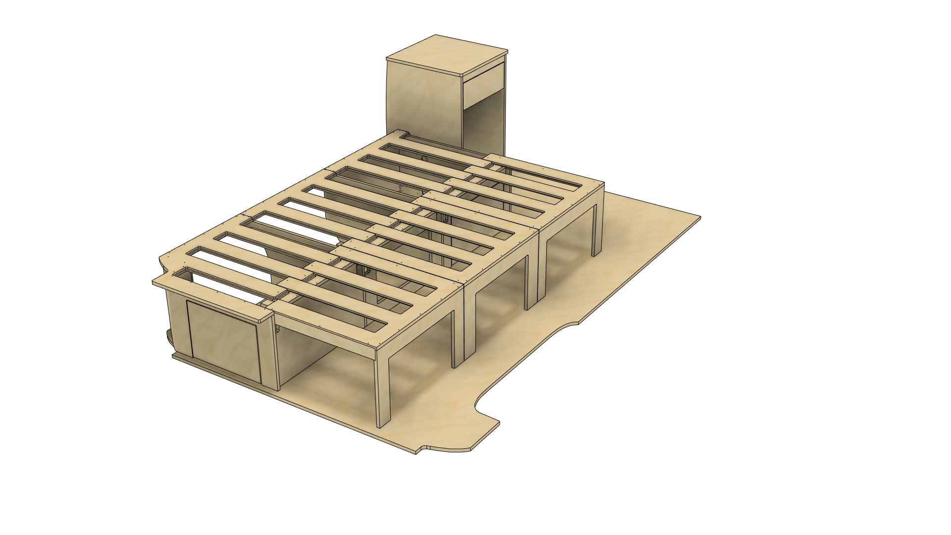 Campermeubelset 'Adelaide' - VW Transporter T5 & T6 - Afbeelding 5