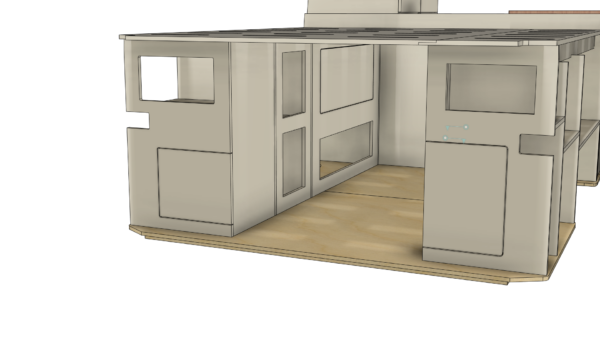 Camper Zelfbouwpakket 'Gold Coast Popu' L3H2 Mercedes Sprinter/ VW Crafter - Afbeelding 5
