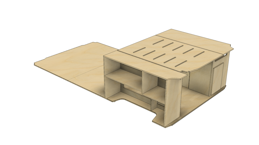 Breedtebed- Fiat Ducato Camper - Afbeelding 3