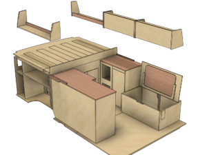 Camper Zelfbouwpakket 'Esperance' L2H2 Mercedes Sprinter/ VW Crafter