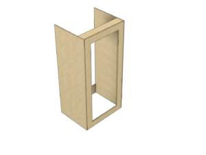 UNIVERSEEL - Camper meubel Hoge kast / douche