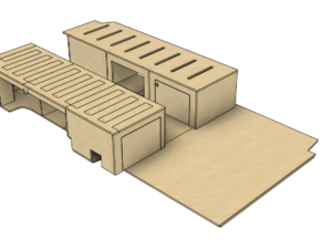 Rondzit/bedbanken VW T5 & T6 L1/L2