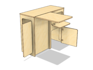 Camper Wandkast 'Uluru' - VW Transporter T5 & T6