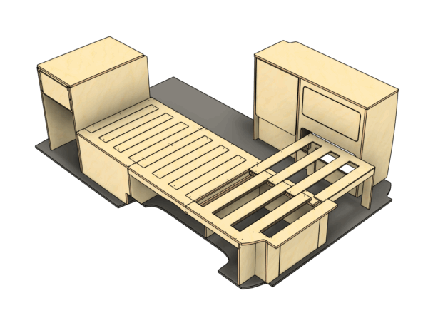 Campermeubelset ‘Fremantle’ - VW Transporter T5 & T6 - Afbeelding 5