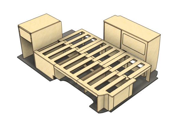 Campermeubelset ‘Fremantle’ - VW Transporter T5 & T6 - Afbeelding 6