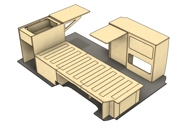 Campermeubelset ‘Fremantle’ - VW Transporter T5 & T6 - Afbeelding 8