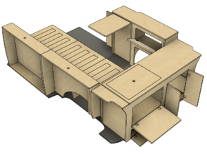 Campermeubelset ‘Townsville Plus’ - VW Transporter T5 & T6